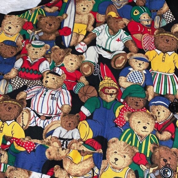 Vintage Teddy Bear Graphic Vest XL - Picture 9 of 12